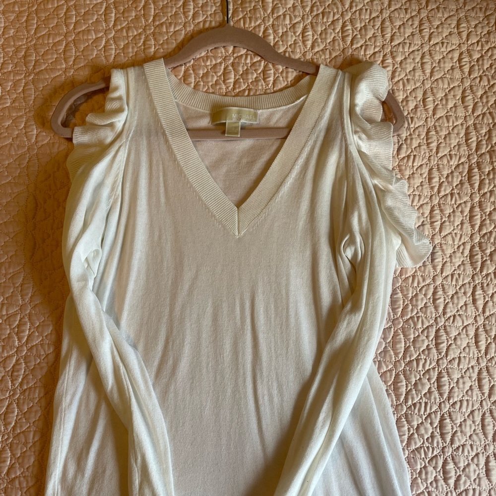Michael kors could shoulder light sweater